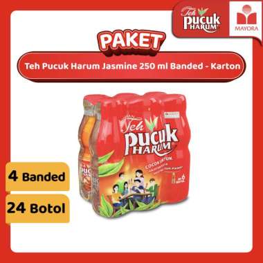 Paket Teh Pucuk Harum Jasmine 250 ml Banded - Karton