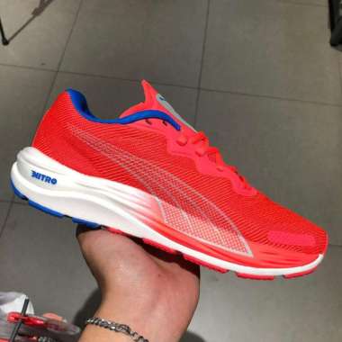 PUMA Sepatu Olahraga Lari Velocity Nitro 2 Wns Fire Orchid-Ultra B 376262 21 4.5=37.5=23.5Cm