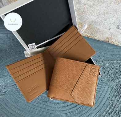 Loewe Puzzle Edge Bifold Wallet Light Canyon