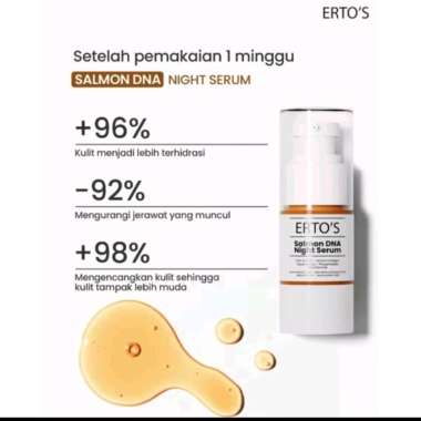 ERTOS SALMON DNA NIGHT SERUM / SERUM MALAM WAJAH