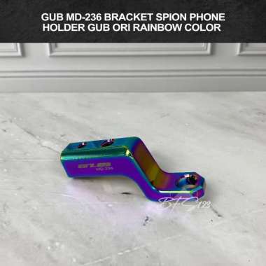 Bracket Spion GUB MD-236 Aluminium Aloy kuat Tahan Karat Bracket Phone Holder GUB Ori Rainbow