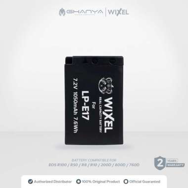 WIXEL Baterai Kamera LP-E17 for Canon EOS M3 / M5 / M6 / 77D / 200D / 750D / 760D / 800D / 850D / 80