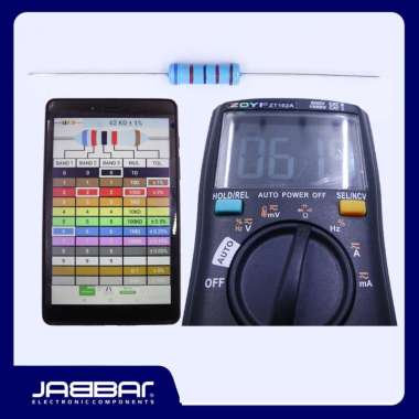 RESISTOR 62K OHM 2W 1% DIP - BIRU - 10PCS