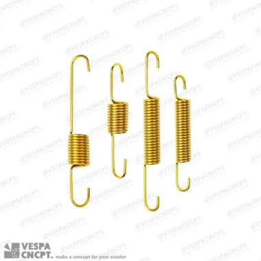Titanium Per Standar Set Zegna Gold Vespa Sprint Primavera Standar Samping & Tengah