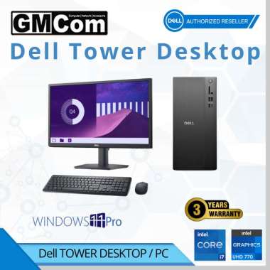 DELL Tower Desktop / PC Dell Tower - Core i7 14700 16GB 1TB Windows 11 Pro 3 Years Warranty