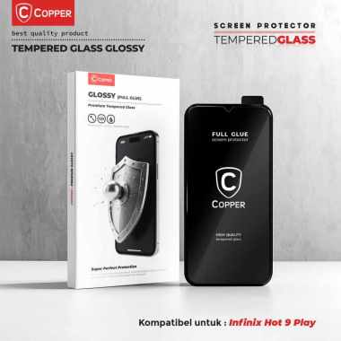 COPPER GLOSSY Tempered Glass untuk Infinix GT / HOT - 50 / 50i / 40 / 40i / 30 / 30i / 20 / 12 / 11s