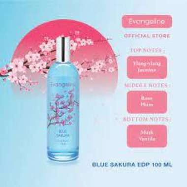 Evangeline Sakura Eau De Parfum 100ml - Parfum Evangeline 100ml Blue Sakura