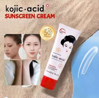 ORI 100% KOJIC ACID SUNBLOCK WAJAH SPF50++ EXPIRED PANJANG/Sunblock Wajah & Badan Sunscreen Cream 80