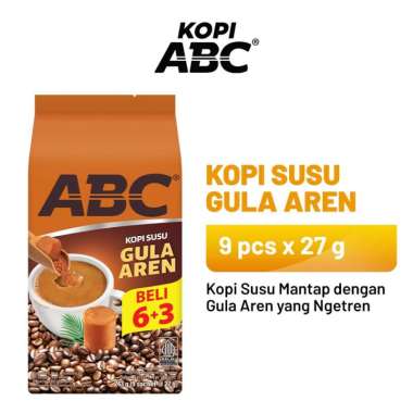 ABC KOPI SUSU GULA AREN SC 9X27GR