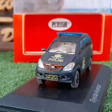 Diecast Miniatur Toyota Avanza polisi skala 1:43