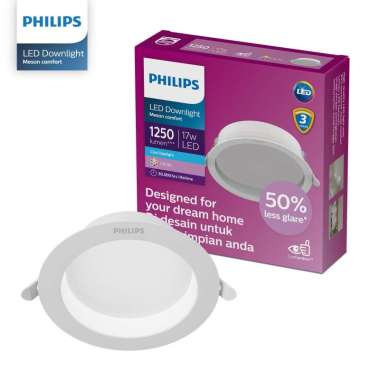 Philips Lampu LED Downlight Meson Comfort 17W 6500K Putih