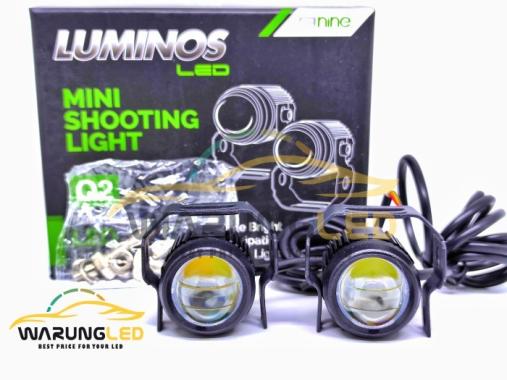 LAMPU LED TEMBAK SOROT LASER 2 WARNA ORIGINAL LUMINOS Q2 SATU PCS ORIGINAL 100 % Multicolor