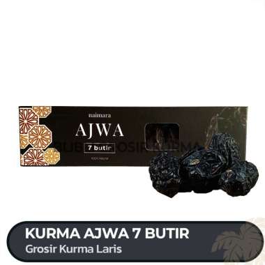 Naimara Kurma Ajwa Madinah Premium 7 Butir / Kurma Nabi Super Asli Madinah