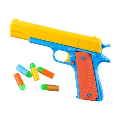pistol mainan anak peluru karet / kado mainan pistol