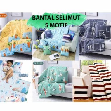balmut karakter bantal selimut motif murah lembut anak free buble warp