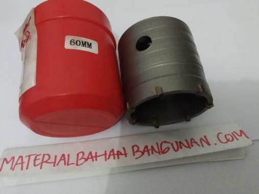 Hollow Hammer Core Bit 60 mm Mata Pembolong Beton Tembok Dinding