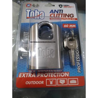 Pengaman Kunci 60mm Pagar Rantai Besi Pintu Induk Kunci Pager Depok