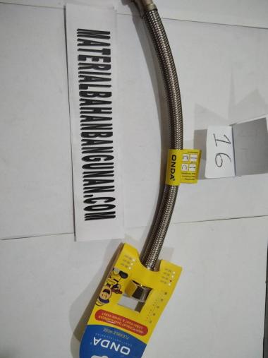 selang lentur drat dalam 0.5 inch selang shower sower 30 cm onda