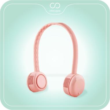 INFINILAPAN NECK FAN KIPAS ANGIN GANTUNG LEHER | KIPAS ANGIN PORTABLE - Pink 100 % ORIGINAL Multicol