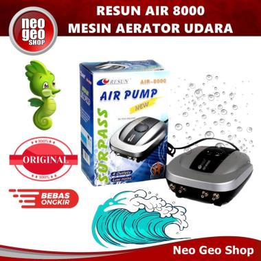 Resun Air8000 Air 8000 Mesin Pompa Aerator Udara Airpump