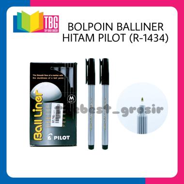 1 PCS BALLPOINT BALLINER PILOT PULPEN BALLINER BOLPEN PILOT HITAM