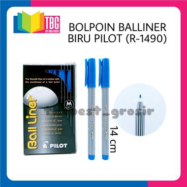 1 PCS BALLPOINT BALLINER PILOT PULPEN BALLINER BOLPEN PILOT BIRU