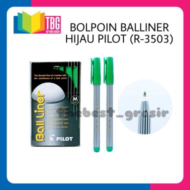 1 PCS BALLPOINT BALLINER PILOT PULPEN BALLINER BOLPEN PILOT HIJAU