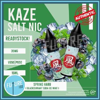 KAZE Spring Haru Salt Nic 15ml 35mg by CMW Emkay, Saltnic Blackcurrant
