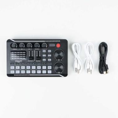 Soundcard f998 Original taffSTUDIO Mixer Effect Audio Bluetooth Podcas