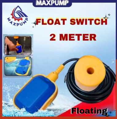 MAXPUMP Otomatis Pompa Celup Float Switch [2m] kuning