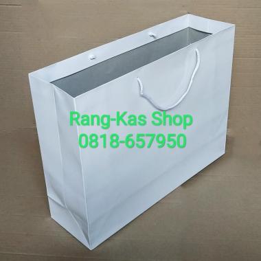 Paper bag POLOS Landscape PUTIH JUMBO karton Duplex