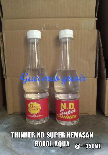 Thinner Botol Aqua \ Thinner ND SUPER Kemasan Botol 350ml