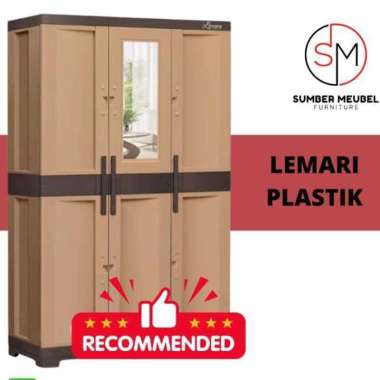 LEMARI PLASTIK TABITHA LUXURY 3 PINTU