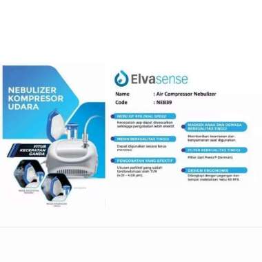 Nebulizer Elvasense - Nebulizer Udara Elvasense Perawatan hidung uap