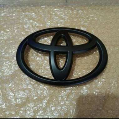 Emblem Logo Grill Lambang Toyota Depan Hitam Doff Avanza 2012-2015 Merah