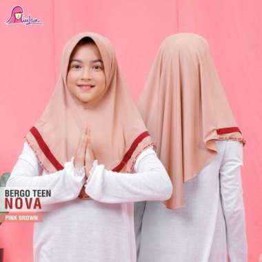 Bergo Teen Nova Miulan Kerudung Anak 10 Thn Bergo Pet Antem Terbaru Multicolor