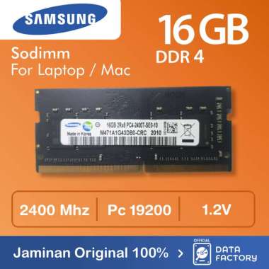 RAM LAPTOP SAMSUNG DDR4 16GB 2400Mhz PC19200 SODIMM NOTEBOOK MEMORY