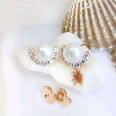 Anting Mutiara Air Tawar Mutiara Lombok Mutiara Asli
