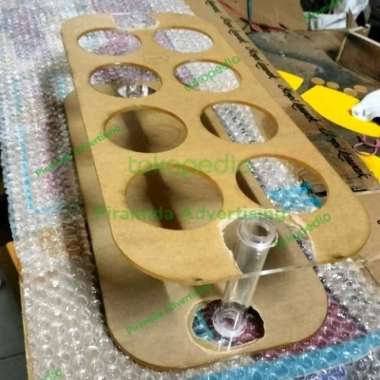display wadah 250ml botol minum air kotak box meja