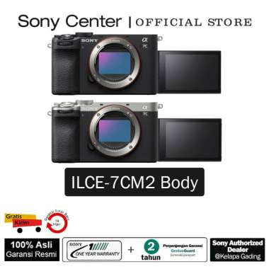 SONY Center Jakarta - SONY Alpha A7C II Body Only / Kamera full-frame ringkas Alpha 7C mark 2 / Kame