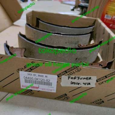 Kampas Rem Belakang Brake Shoe Fortuner Old Fortuner Vnt