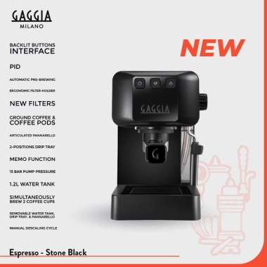 Gaggia Espresso Evolution/Manual Machine - Black