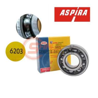 Laher 6203 Aspira Bearing Roda Gear Belakang Motor Supra Grand Tiger