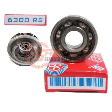 Indopart Bearing 6300 RS Laher Roda Depan Belakang Motor Honda Yamaha