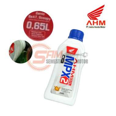 Oli Matic MPX2 10W30 AHM Motor Honda Matik Beat New Genio Scoopy 0.65L