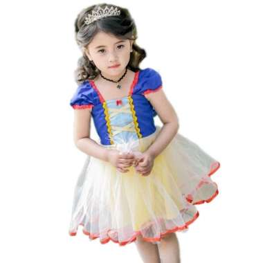 JUAL BAJU SNOW WHITE / BELI KOSTUM DRESS PUTRI SALJU SNOW WHITE CG34 - Size 80