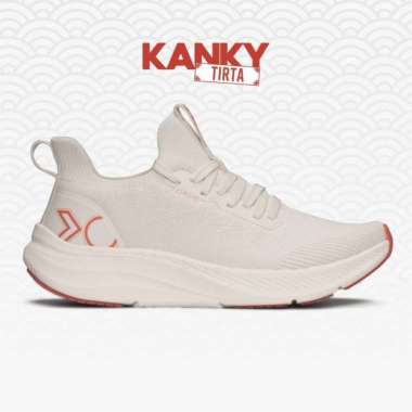 Kanky x Tirta Story Sensu Beige/Orange Ukuran 37-41 - Sepatu Sneakers - 38 40