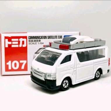TOMICA COMMUNICATION SATELLITE CAR #107 WHITE PUTIH DIECAST MOBIL TOYOTA HIACE TAKARA TOMY DIECAST T