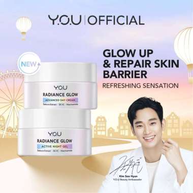 YOU Radiance Glow Advanced Day Cream - Krim Pelembab Wajah 30gr 30 gr