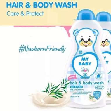 My Baby Hair and Body Wash Protect Care 200ml - Sabun dan Shampoo Bayi
